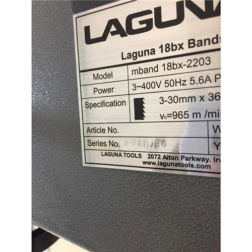 IGM LAGUNA 18BX Pásová pila 400V (Použito)
