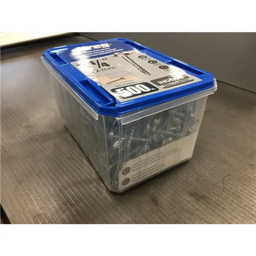 Kreg Zinc Maxi-Loc Šrouby pro skryté spoje, 32 mm, hrubý závit, 500 ks (Rozbalené)