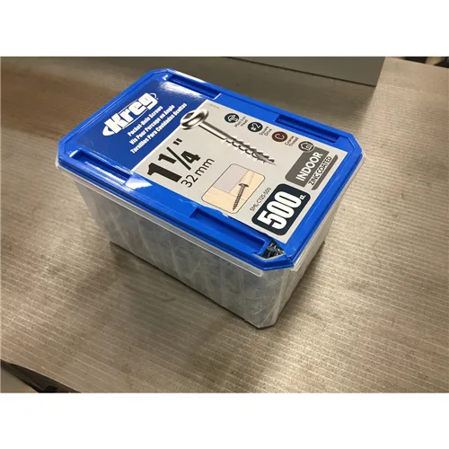 Kreg Zinc Maxi-Loc Šrouby pro skryté spoje, 32 mm, hrubý závit, 500 ks (Rozbalené)