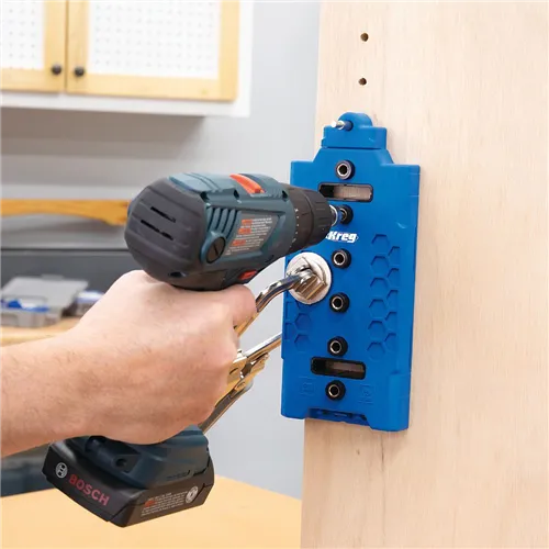 Kreg Šablona pro vrtání otvorů pro nosiče polic, 5 mm (Rozbalené)