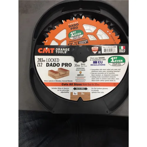 CMT Sada drážkovacích kotoučů DADO PRO, D203x6,2-20 d30 Z12 HW (Použito)