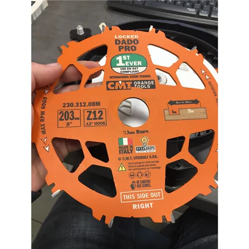 CMT Sada drážkovacích kotoučů DADO PRO, D203x6,2-20 d30 Z12 HW (Použito)