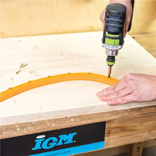 IGM Flexibilní šablona pro frézování oblouků a křivek, 2000x18x18mm (Rozbalené)