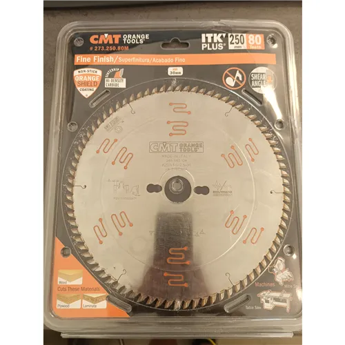 CMT Orange Chrome Pilový kotouč na profilové lišty - D250x3,0 d30 Z80 HW (Použito)