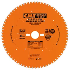 CMT Industrial Pilový kotouč na nerez ocel - D250x2,2 d30 Z72 HW (Použito)