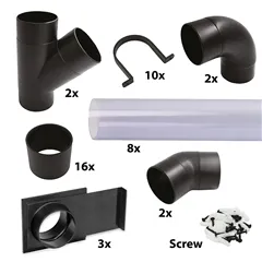 IGM PRO Sada příslušenství pro odsávání 100mm (Použito)