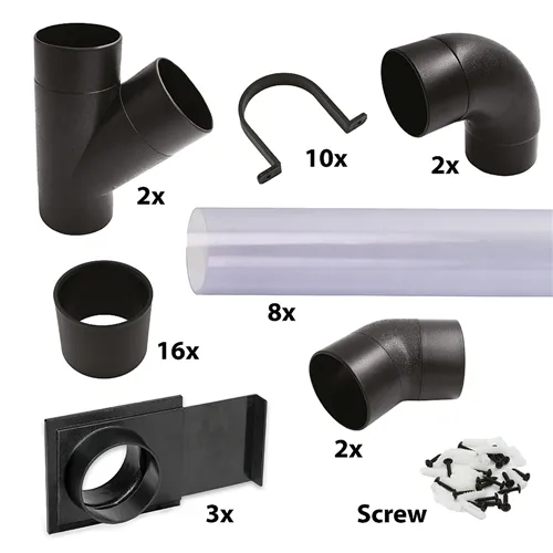 IGM PRO Sada příslušenství pro odsávání 100mm (Použito)