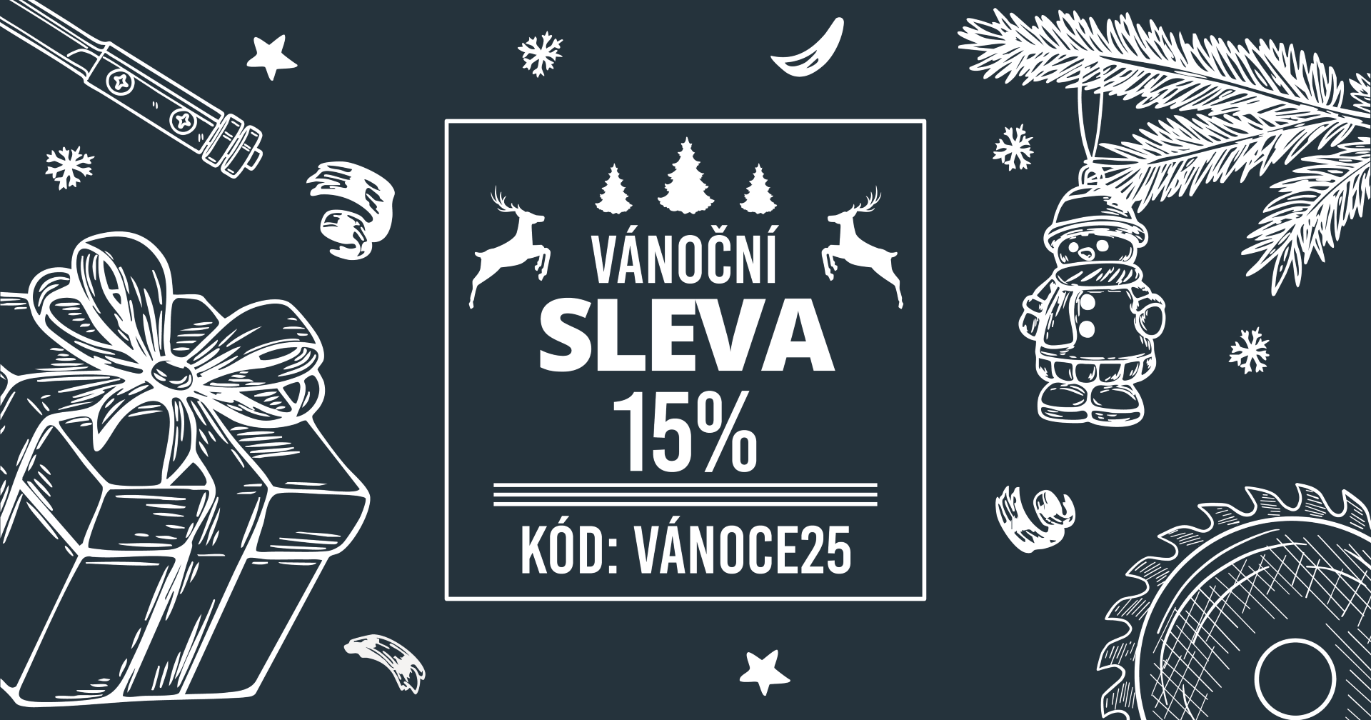 Vánoční sleva 15%