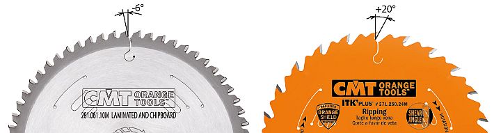 Geometri zubů na kotoučích CMT