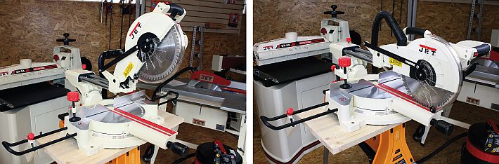 JET JSMS-10L Pokosová pila s pojezdem a laserem