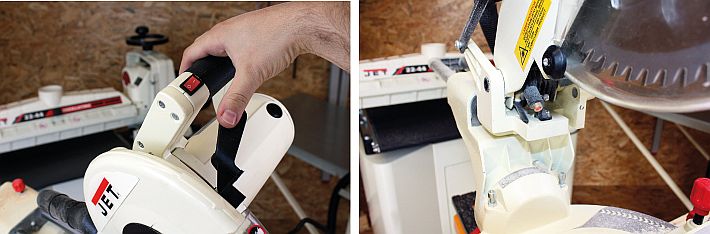 JET JSMS-10L detail kotouče