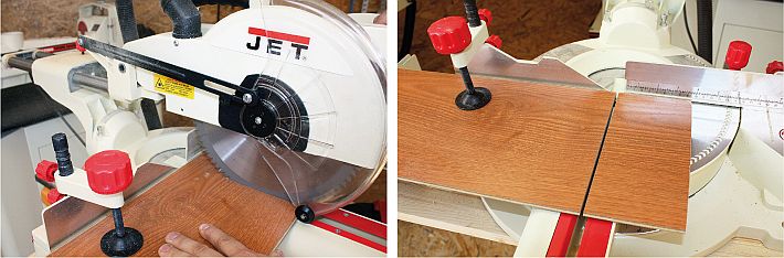 JET JSMS-10L řez materiálu