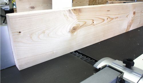 Ohoblovaná fošna, žiletkový válec