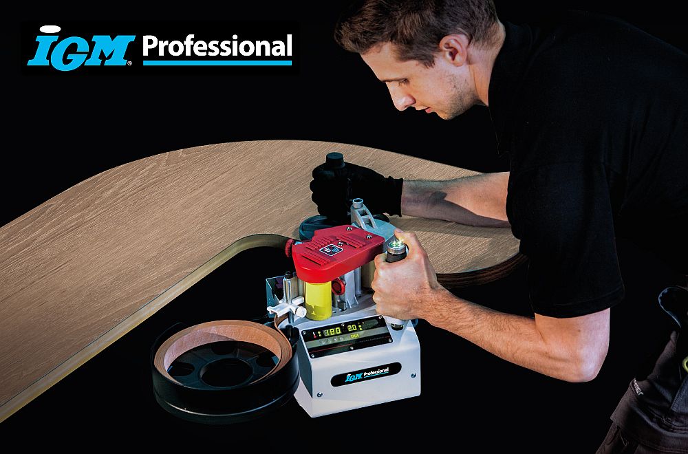 IGM DR500 Ruční olepovačka s nanášením lepidla