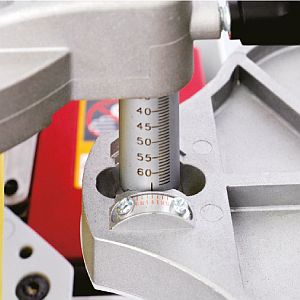 Stupnice výšky stolu a úhlu sklonu