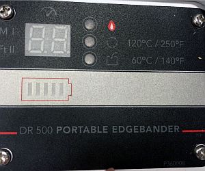 Detail digitálního displeje