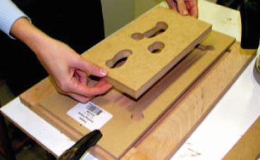 Umístění šablony