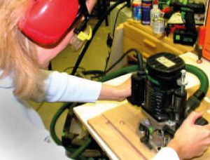 Frézování s horní frézkou