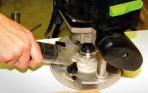 Odsávání prachu při frézování