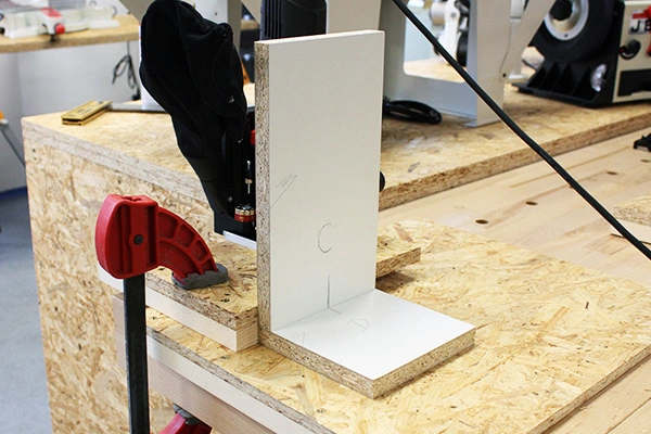 Lamelovací frézka IGM Fachmann MJS104K - spoj do plochy