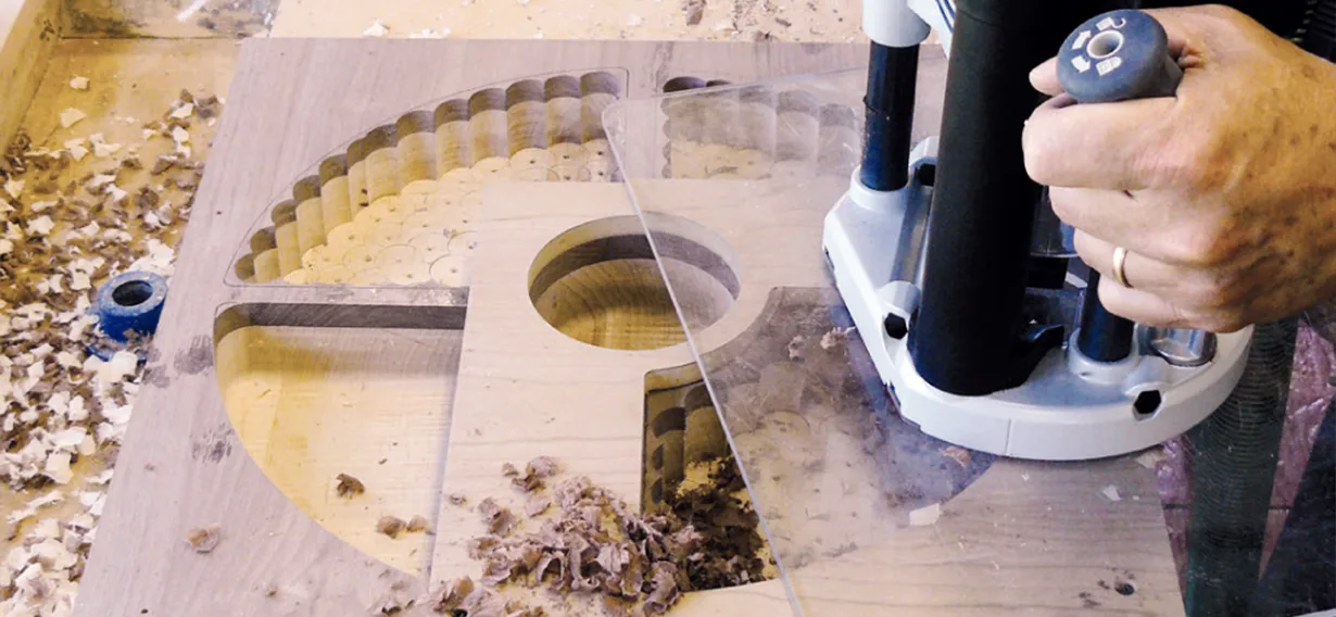 Postup výroby misek a podnosů krok za krokem - frézování dna