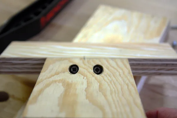 spojování - slepý šroubovaný spoj - nastavení hloubky