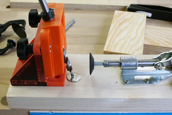 spojování - slepý šroubovaný spoj - nastavení hloubky