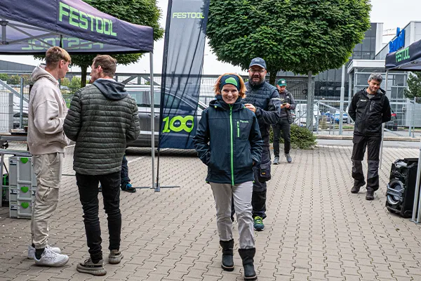 Zaplněný showroom v IGM během Festool Roadshow 2025