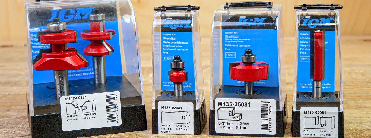 Pájené stopkové frézy IGM