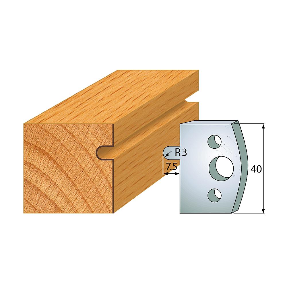 IGM profil 010 - pár nožů 40x4mm SP F026-010