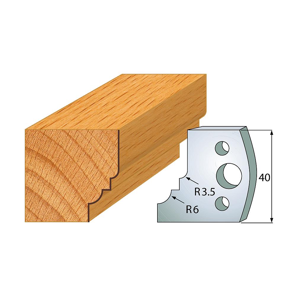 IGM profil 019 - pár nožů 40x4mm SP F026-019