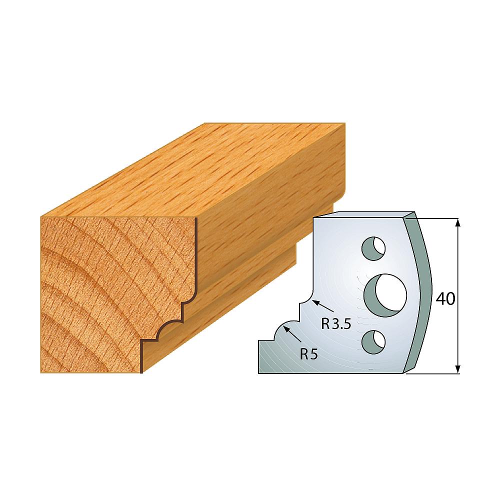 IGM profil 020 - pár nožů 40x4mm SP F026-020