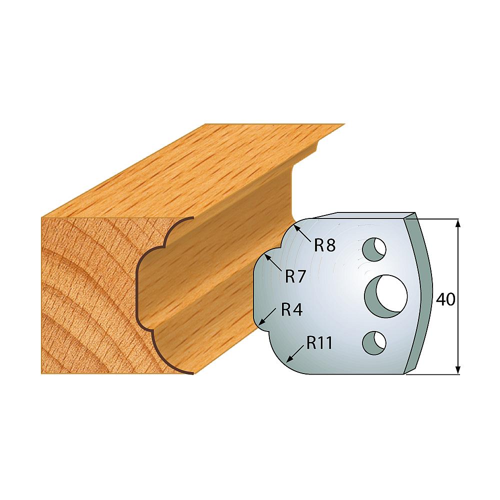 IGM profil 023 - pár nožů 40x4mm SP F026-023