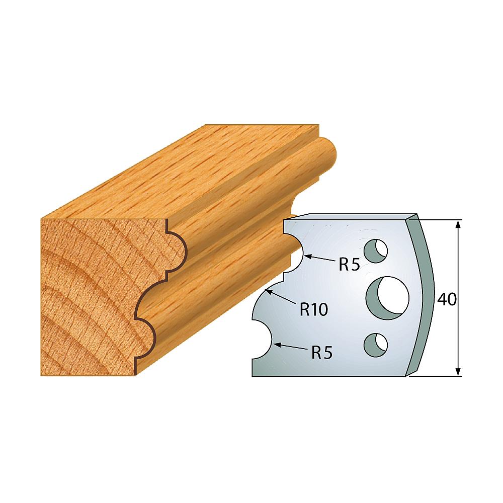 IGM profil 052 - pár nožů 40x4mm SP F026-052