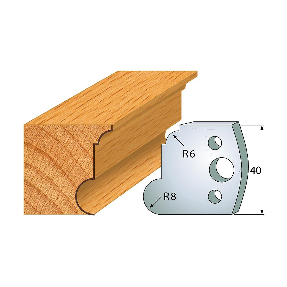 IGM profil 054 - pár nožů 40x4mm SP F026-054