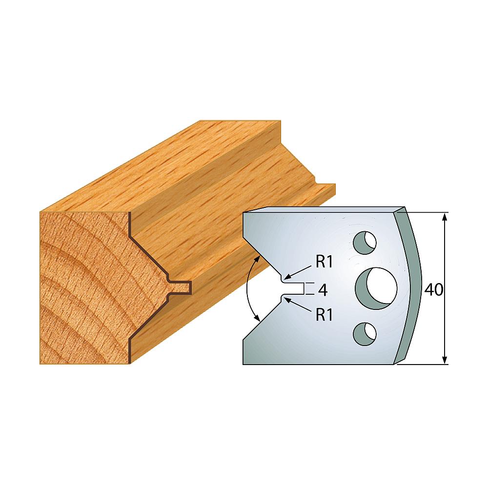 IGM profil 072 - pár nožů 40x4mm SP F026-072