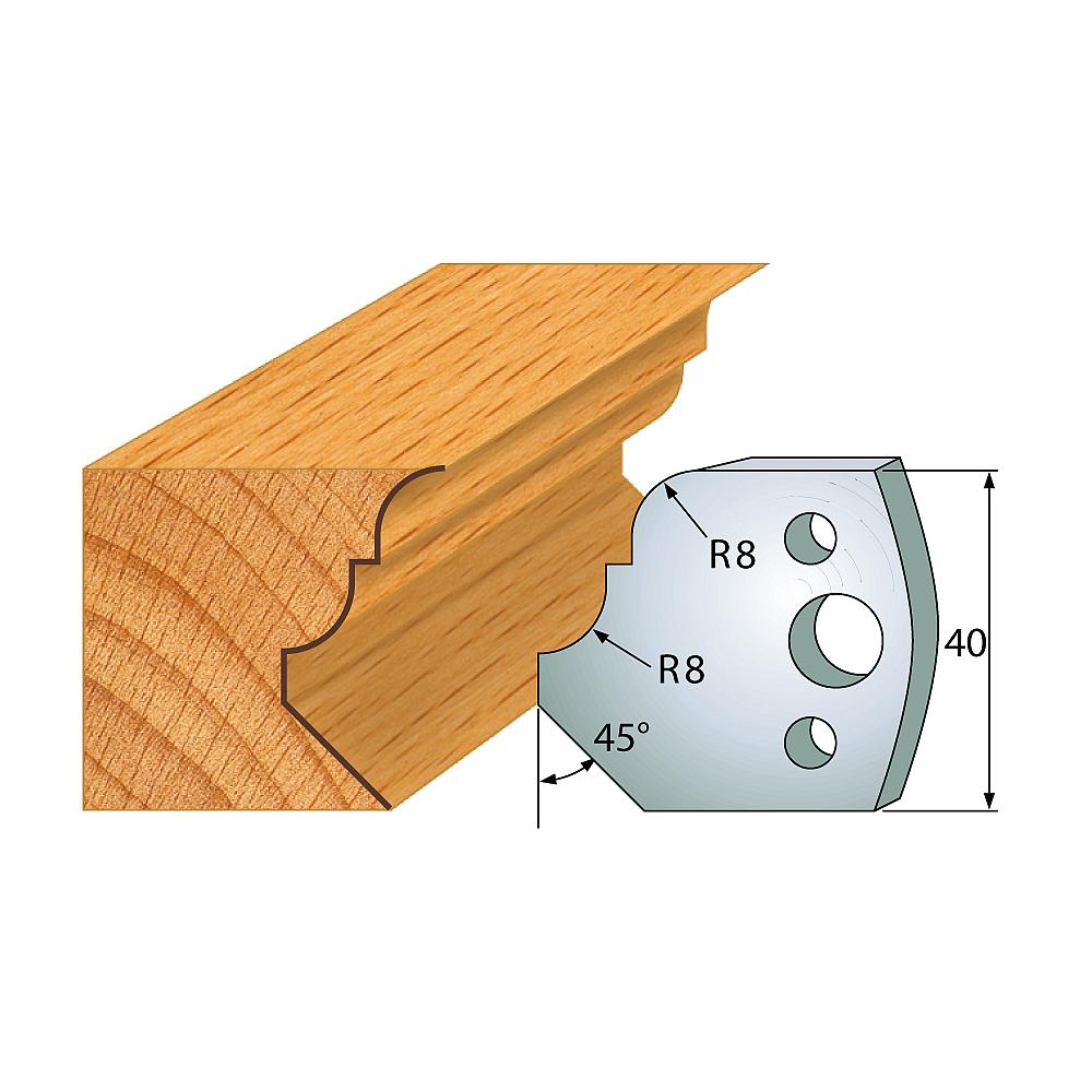 IGM profil 073 - pár nožů 40x4mm SP F026-073