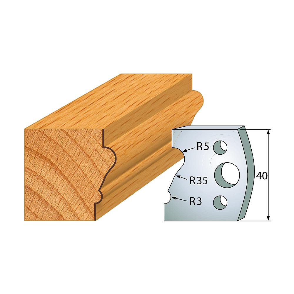 IGM profil 081 - pár nožů 40x4mm SP F026-081