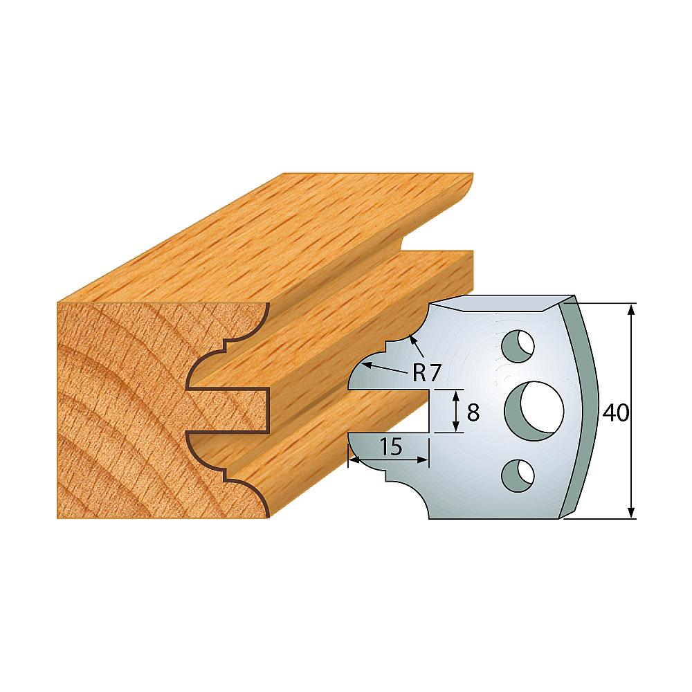 IGM profil 099 - pár nožů 40x4mm SP F026-099