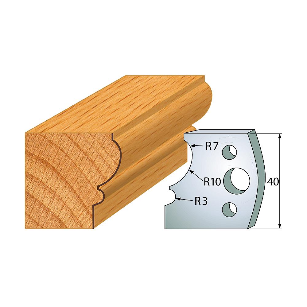 IGM profil 105 - pár nožů 40x4mm SP F026-105