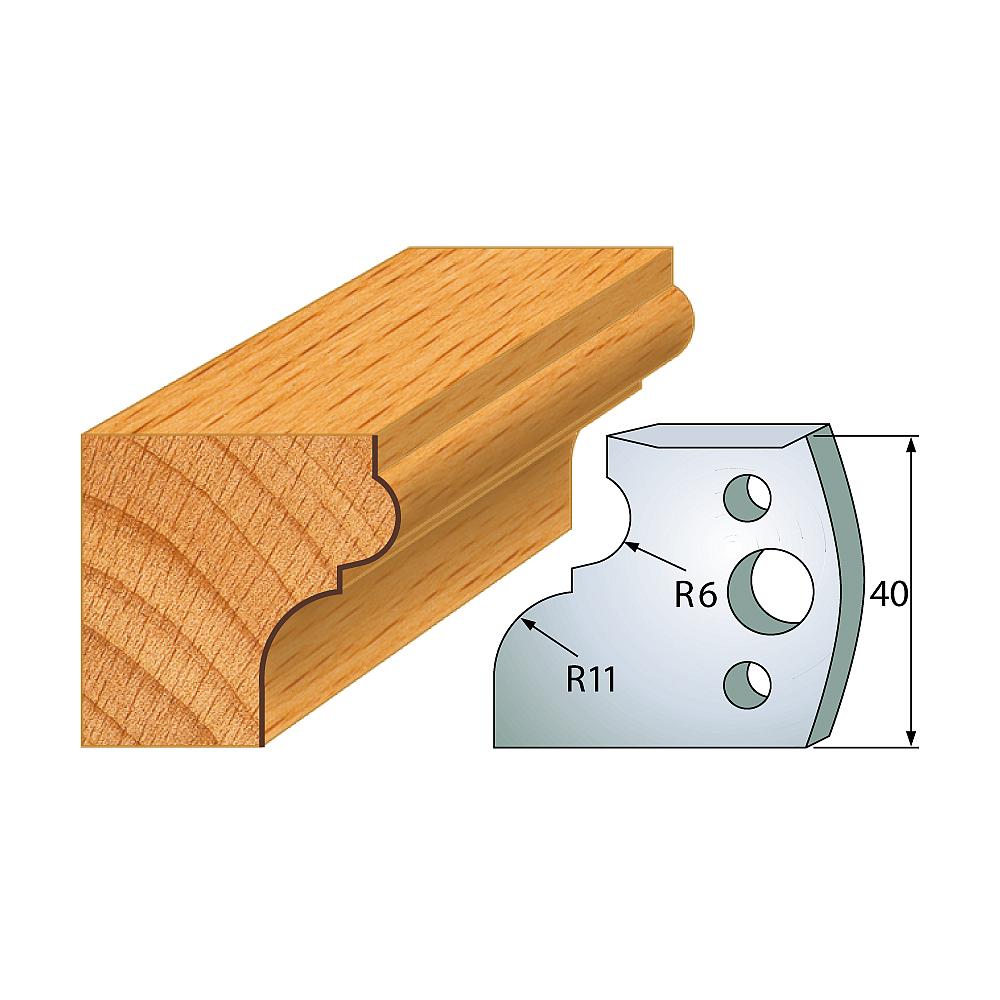 IGM profil 111 - pár nožů 40x4mm SP F026-111