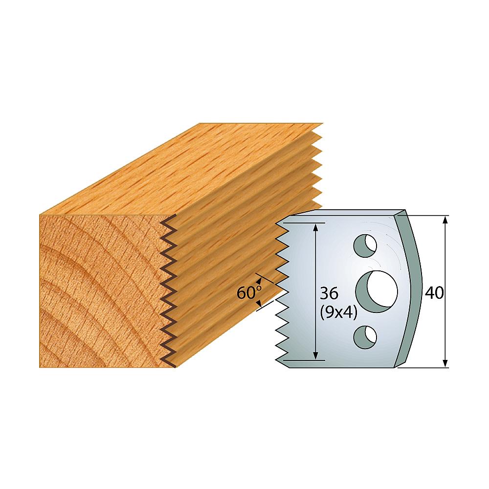 IGM profil 117 - pár nožů 40x4mm SP F026-117