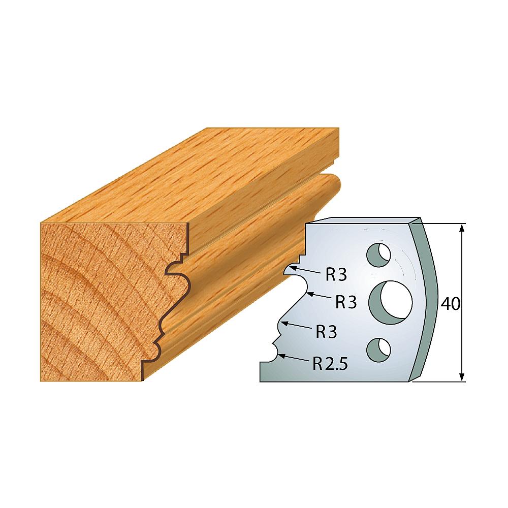 IGM profil 122 - pár nožů 40x4mm SP F026-122