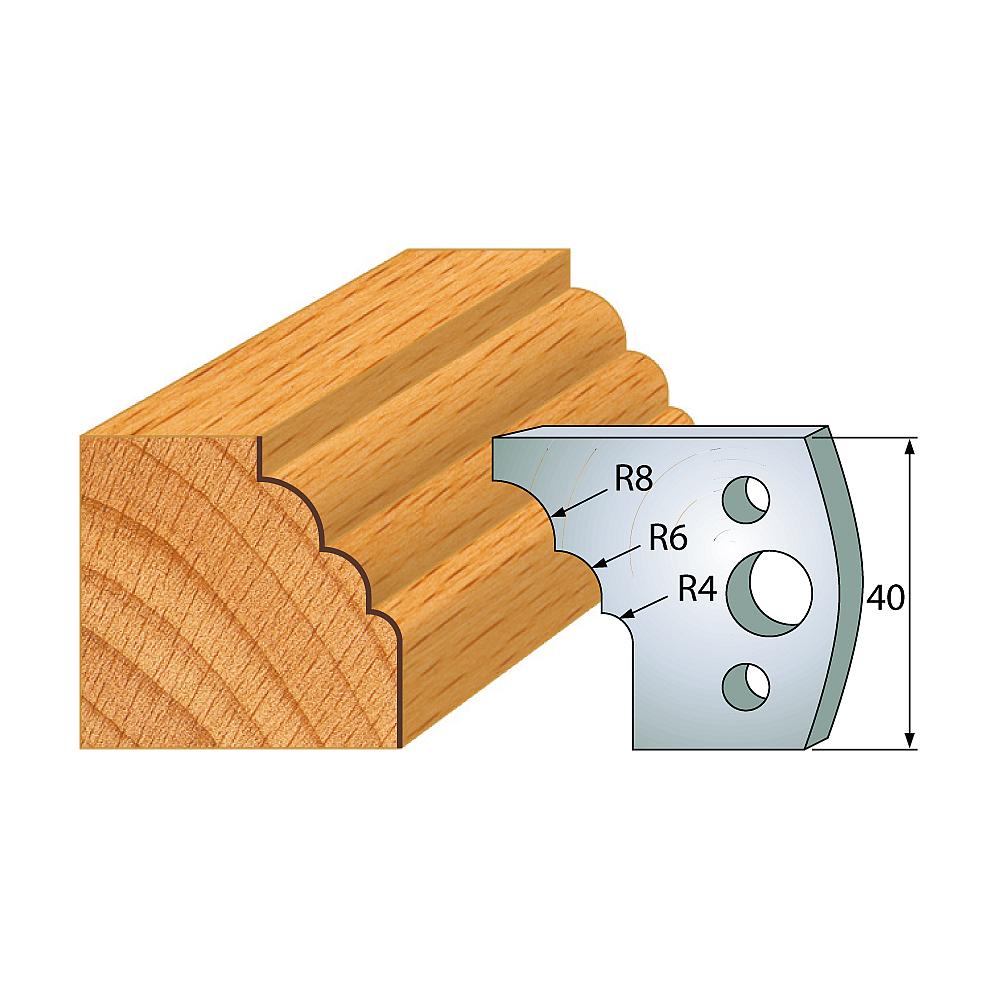 IGM profil 133 - pár nožů 40x4mm SP F026-133